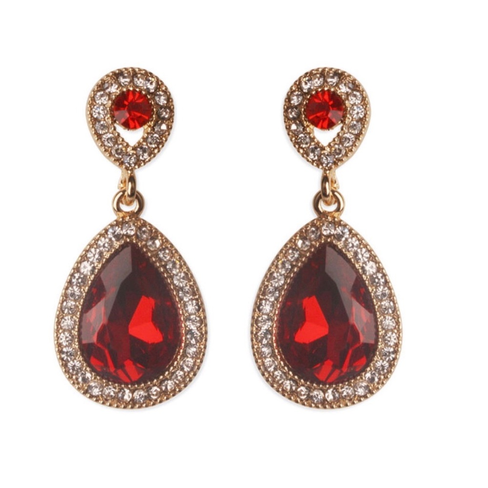 Rhinestone earring drop